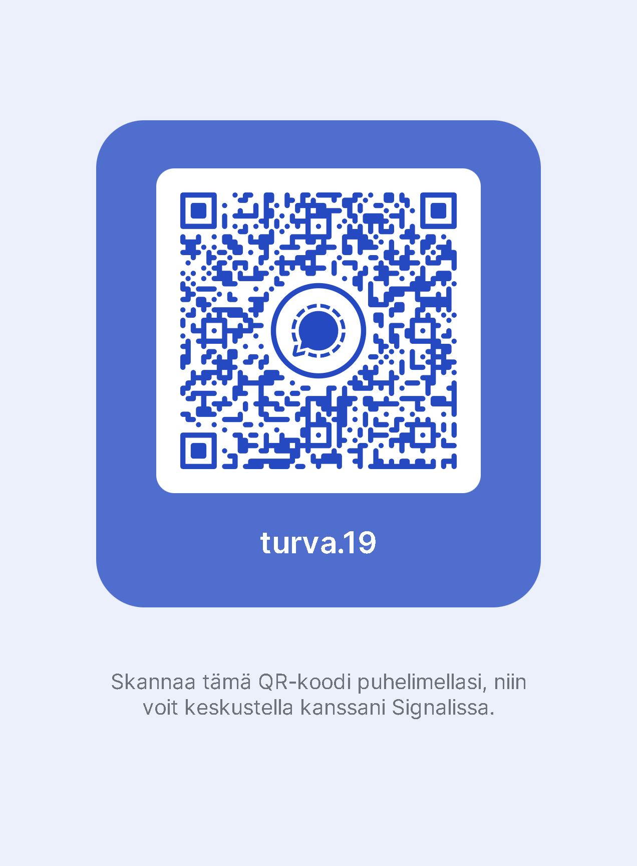 Signal QR koodi